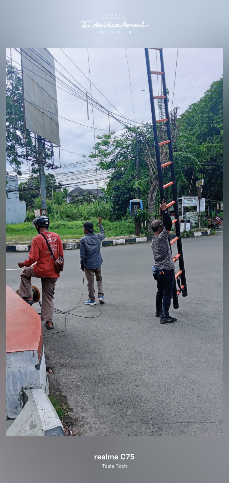 Progress penarikan jalur